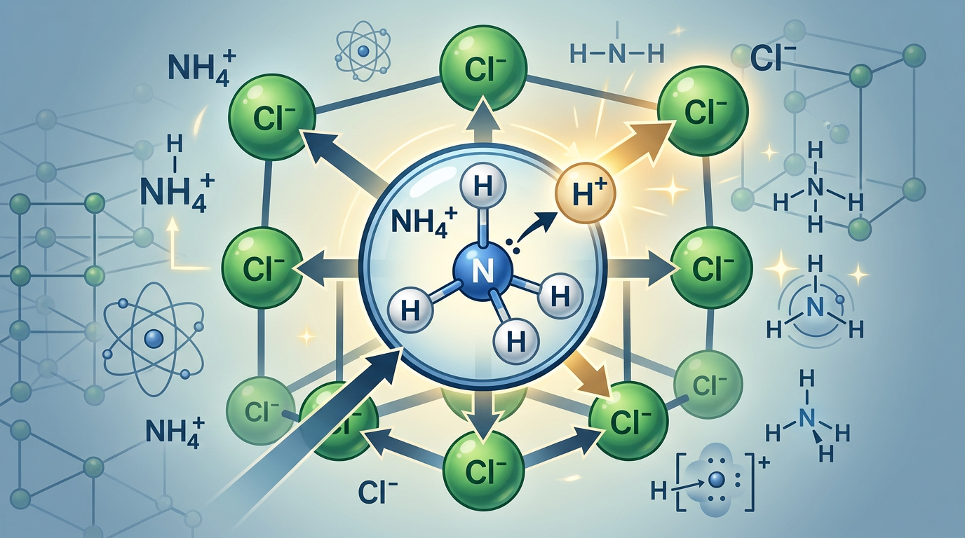 NH₄Cl Bonding: Ionic, Covalent, Dative & Metallic Bonding